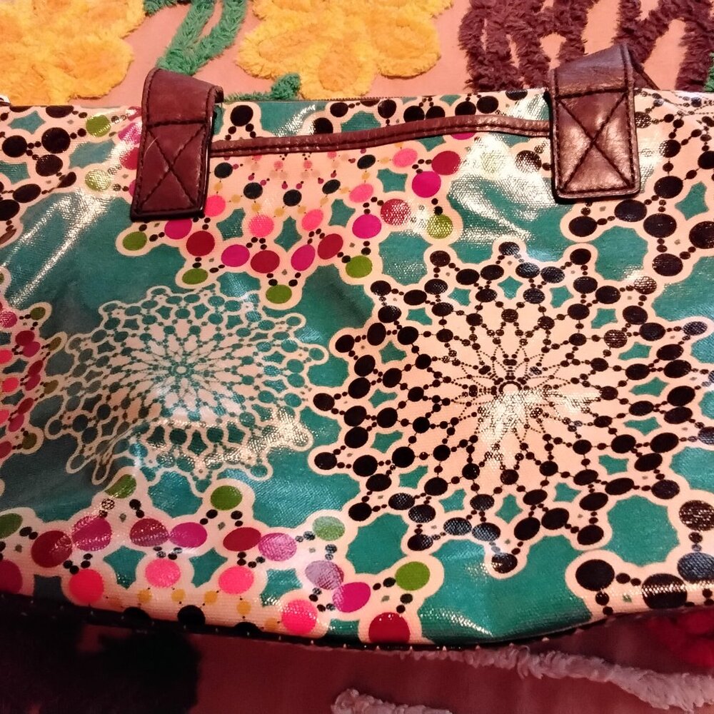 Fossil Key-Per Kaleidoscope Multicolored Tote - image 7